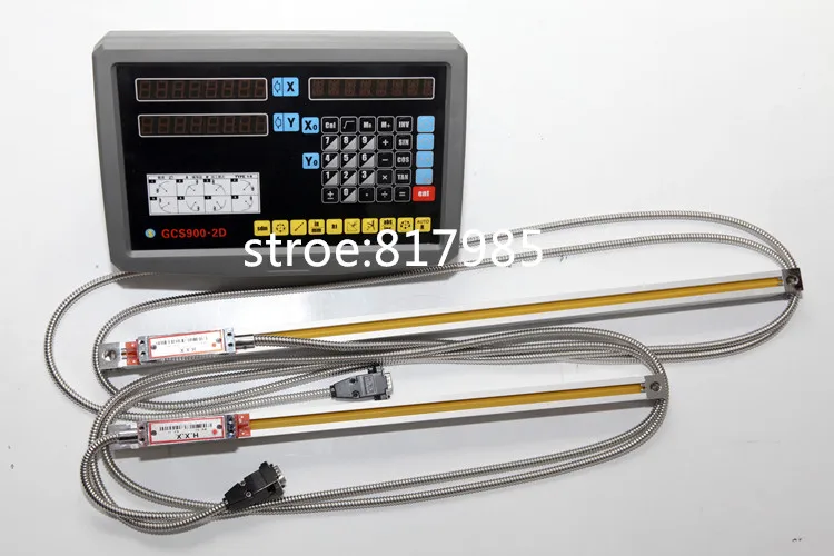 Best price GCS900-2D 2 Axis Milling Lathe DRO Digital Readout and 2 Pieces 0-1000mm Linear Scale (Complete set with accessories)
Best price GCS900-2D 2 Axis Milling Lathe DRO Digital Readout and 2 Pieces 0-1000mm Linear Scale (Complete set with accessories)