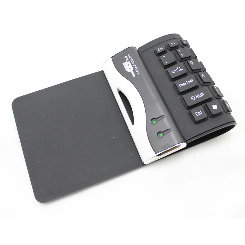 SOONGO Silicone keyboard Ultra Slim Thin Foldable Wired Keyboard with Touchpad for iPad Pro MobilephoneTablet PC Free shipping
SOONGO Silicone keyboard Ultra Slim Thin Foldable Wired Keyboard with Touchpad for iPad Pro MobilephoneTablet PC Free shipping