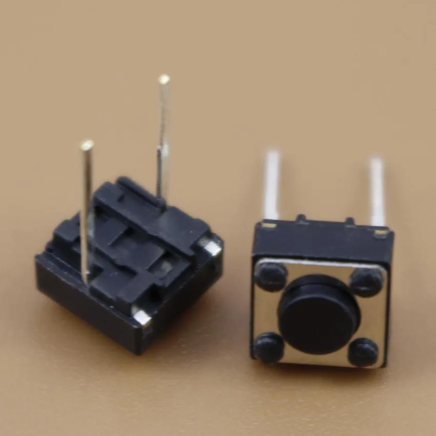 

YuXi 1Pcs Tactile Switch Momentary Tact 6x6x4.3 6*6*4.3mm Middle pin 2pins