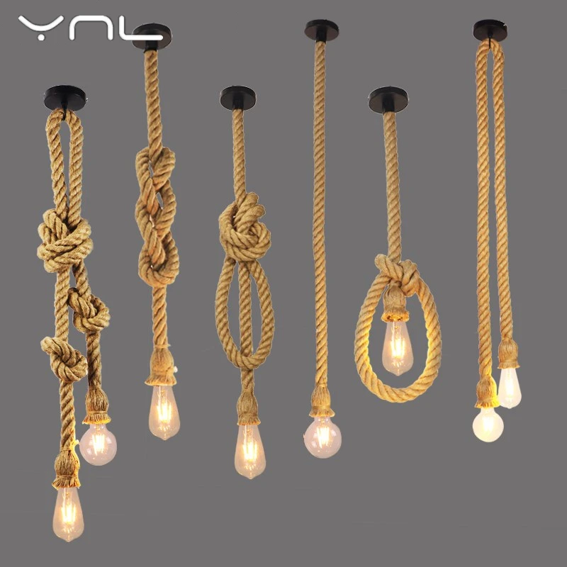 Retro Lamp E27 Hemp Rope Pendant Light Vintage Loft Creative Lighting American Style Lamps Dining Living Room Restaurant Decor
Retro Lamp E27 Hemp Rope Pendant Light Vintage Loft Creative Lighting American Style Lamps Dining Living Room Restaurant Decor