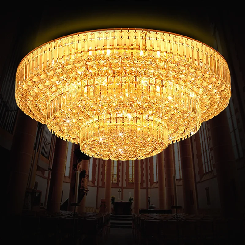 Crystal lights living room lights round modern simple LED crystal ceiling lamp cornucopia lamps for bedroom lighting fixture
Crystal lights living room lights round modern simple LED crystal ceiling lamp cornucopia lamps for bedroom lighting fixture