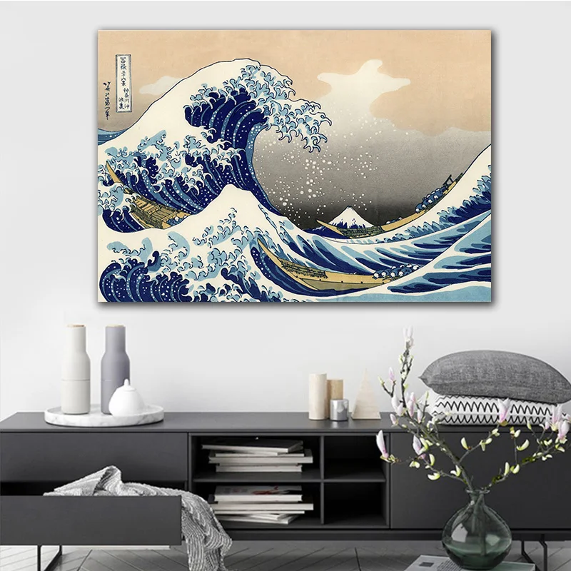 Canvas Paintings Japanese Style Traditional Posters Wave Kanagawa Vintage Wall Art Picture For Living Room Home Decor
Canvas Paintings Japanese Style Traditional Posters Wave Kanagawa Vintage Wall Art Picture For Living Room Home Decor