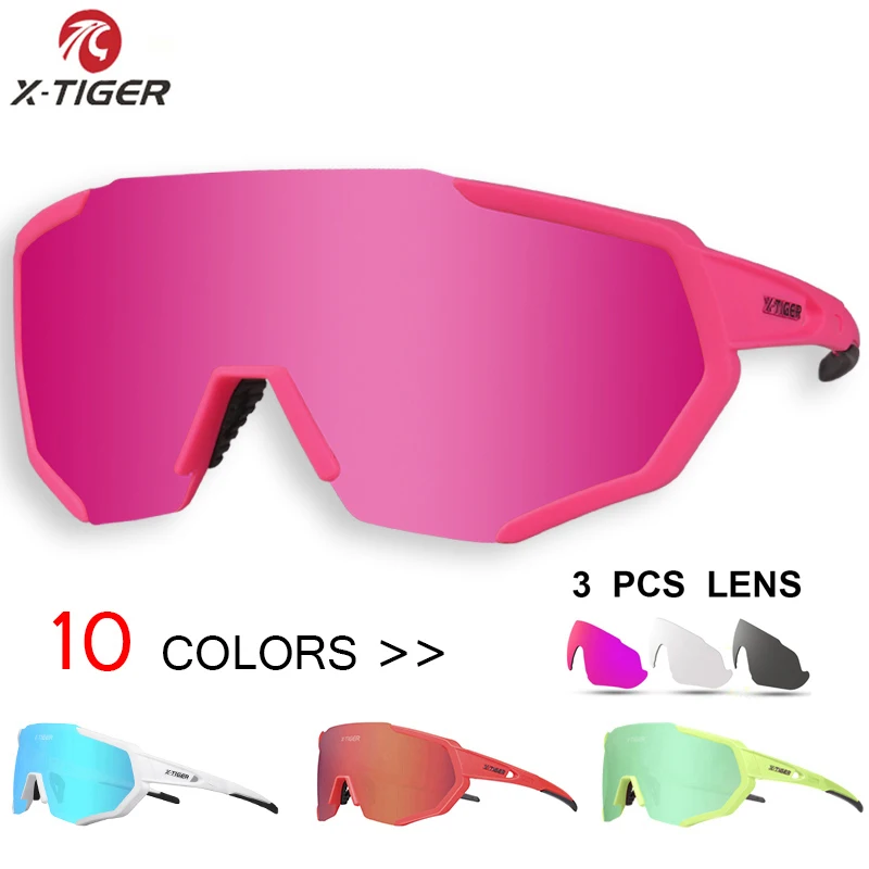 X-TIGER Polarized Cycling Sunglasses 3 Lens Mountain Bike Eyewear 10 Colors Cycling Glasses MTB Bicycle Glasses Goggles
X-TIGER Polarized Cycling Sunglasses 3 Lens Mountain Bike Eyewear 10 Colors Cycling Glasses MTB Bicycle Glasses Goggles