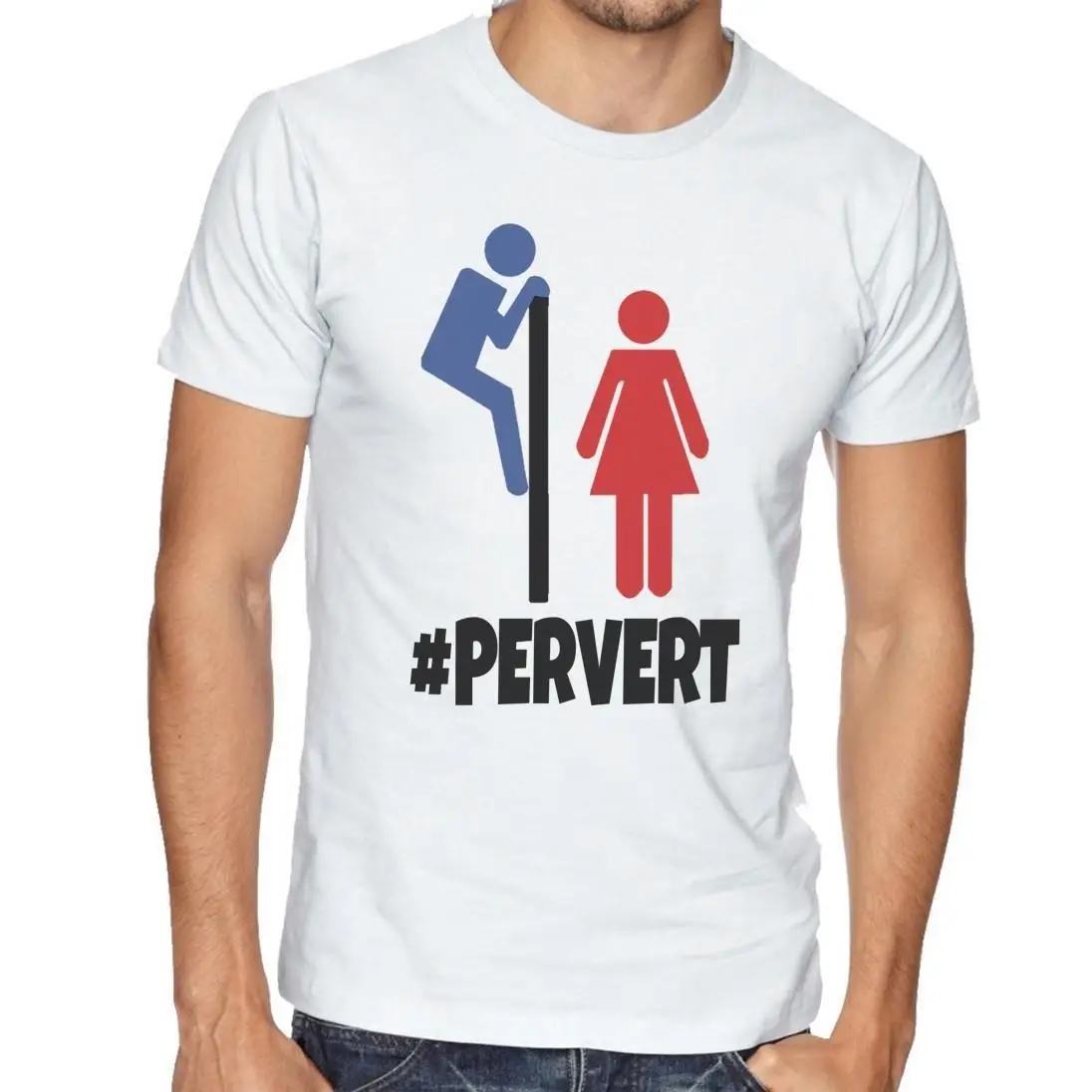 # Pervert Футболка мужская забавная новинка футболка подарок Летняя модная Удобная