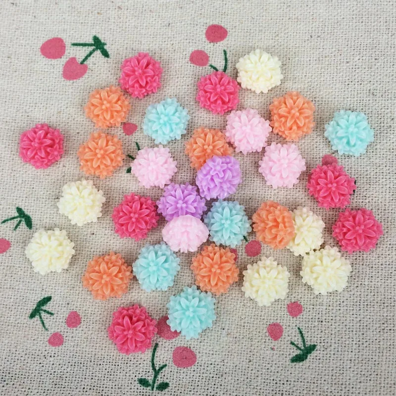 100 Pieces Mixed Color Flatback Flat Back Resin Flower Cabochon Kawaii DIY Resin Craft Decoration Handmake Accessoires:12mm
100 Pieces Mixed Color Flatback Flat Back Resin Flower Cabochon Kawaii DIY Resin Craft Decoration Handmake Accessoires:12mm