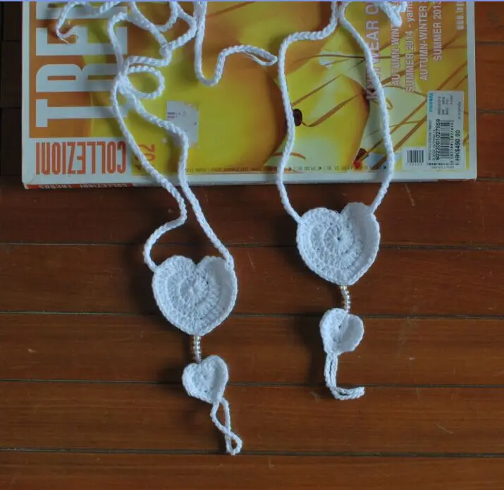Hand made Crochet Barefoot Sandals Sexy Heart Anklet Barefoot Sandles Foot jewelry, Beach Shoes, Wedding Accessories Anklet
Hand made Crochet Barefoot Sandals Sexy Heart Anklet Barefoot Sandles Foot jewelry, Beach Shoes, Wedding Accessories Anklet