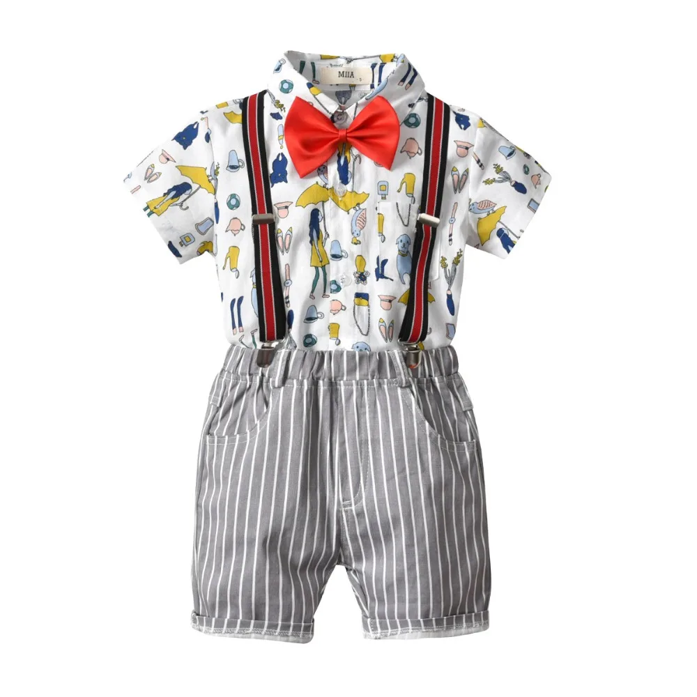 Комплекты одежды для маленьких мальчиков одежда в джентльменском стиле