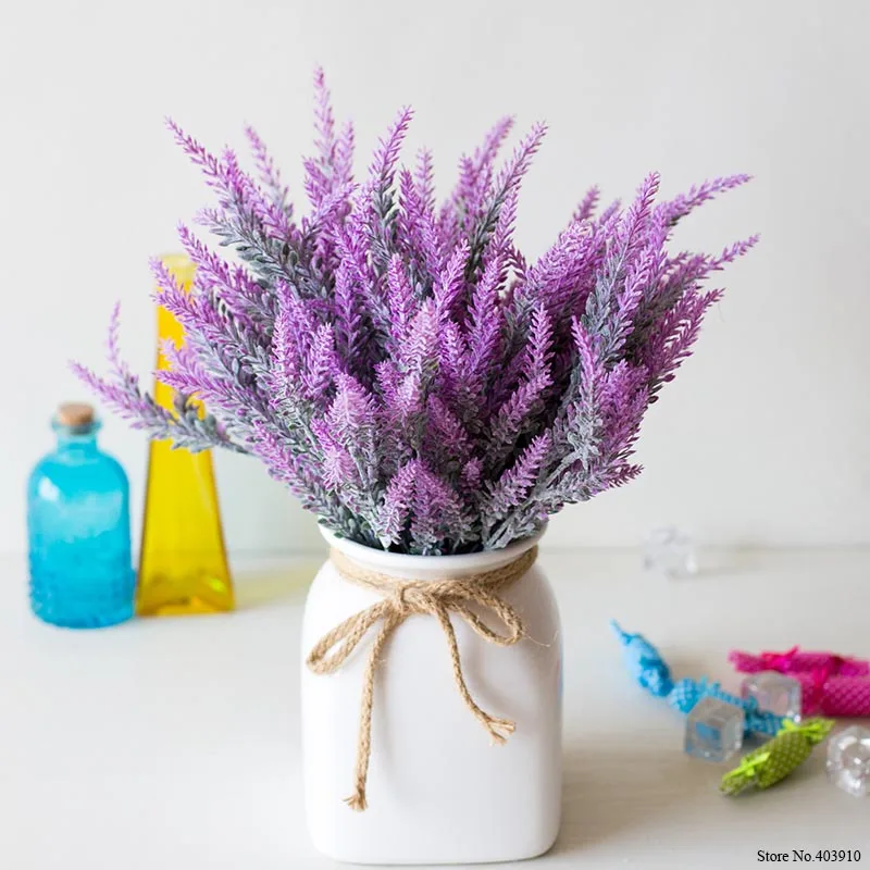 25 Heads/Bouquet Romantic Provence Artificial Flower Purple Lavender Bouquet with Green Leaves for Home Party Decorations
25 Heads/Bouquet Romantic Provence Artificial Flower Purple Lavender Bouquet with Green Leaves for Home Party Decorations