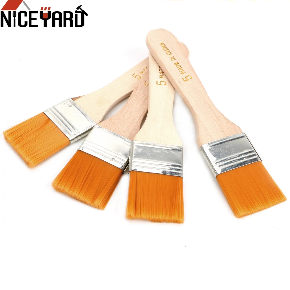 Нейлоновая масляная кисть NICEYARD 4 шт./компл., для рисования акварелью, деревянными ручками
Нейлоновая масляная кисть NICEYARD 4 шт./компл., для рисования акварелью, деревянными ручками