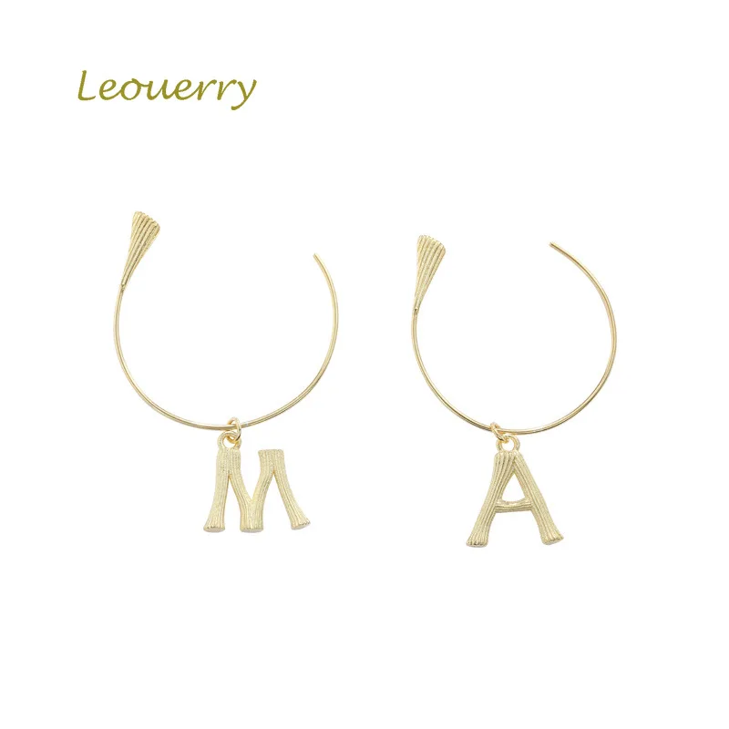 Leouerry 925 Sterling Silver Letter Drop Earrings Exaggerated Big Earring for Women Luxury Jewelry Gift
Leouerry 925 Sterling Silver Letter Drop Earrings Exaggerated Big Earring for Women Luxury Jewelry Gift