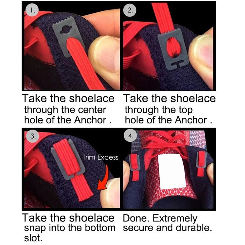 New1 Pair Lazy Laces Sneakers Lock Without Tie Elastic Laces for Adults and Children Safe Elastic Lace Shoe Cord 110 cm x 0.6 cm
New1 Pair Lazy Laces Sneakers Lock Without Tie Elastic Laces for Adults and Children Safe Elastic Lace Shoe Cord 110 cm x 0.6 cm
