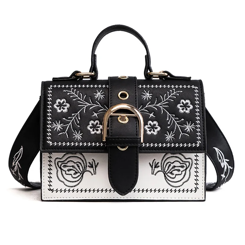 Vintage Flower Print Women Messenger Bags Retro Girls Shoulder Bags PU Leather Lady's Crossbody Bag
Vintage Flower Print Women Messenger Bags Retro Girls Shoulder Bags PU Leather Lady's Crossbody Bag
