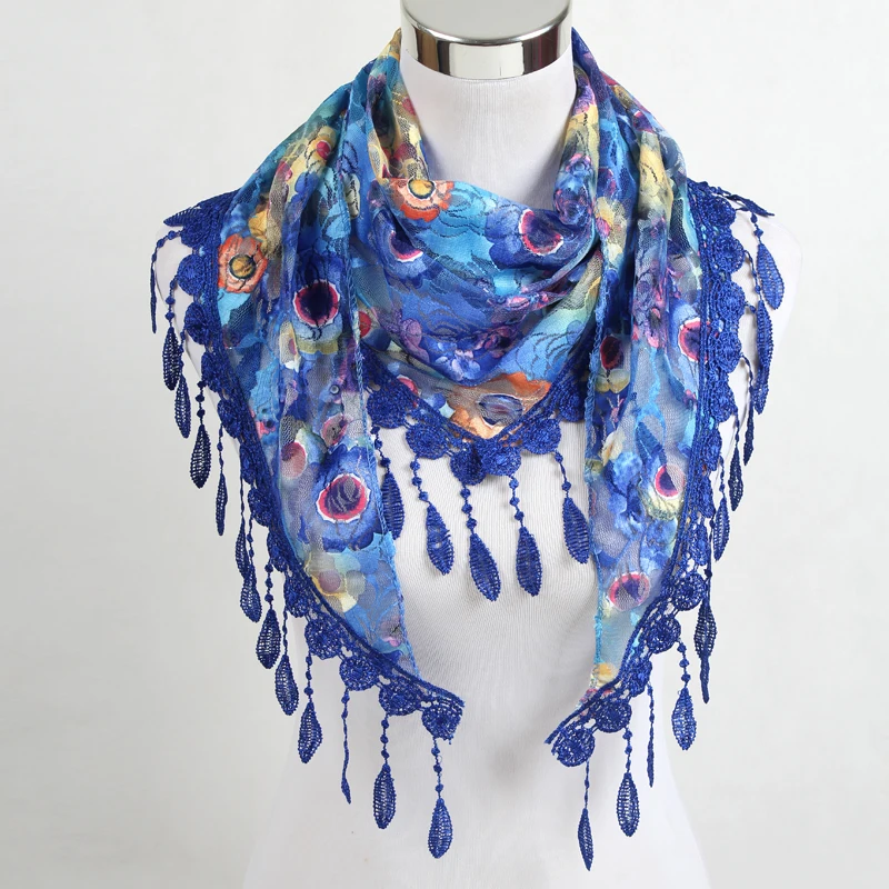 Fashion style Summer Lady Lace Scarf Flexible Women Triangle Bandage Floral scarves Shawl Marriage gift scarf SJJ02
Fashion style Summer Lady Lace Scarf Flexible Women Triangle Bandage Floral scarves Shawl Marriage gift scarf SJJ02