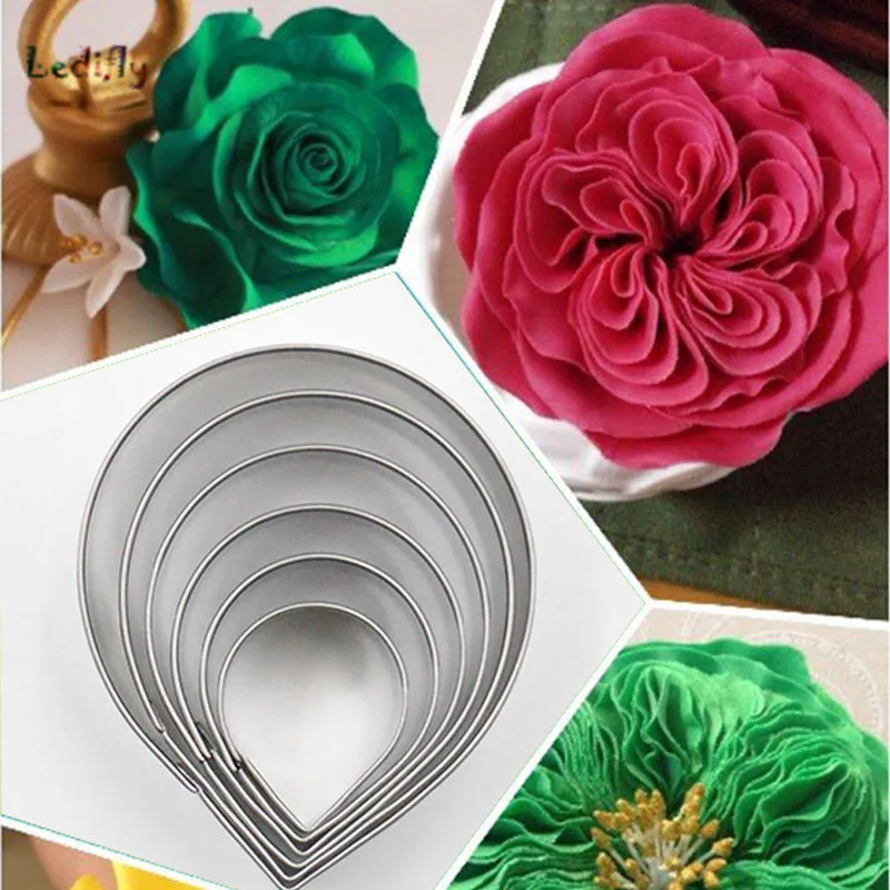 Ledifly Rose Flower Petal Fondant Cake Decorating SugarCraft Cutter Mould Mold 6pcs Hot
Ledifly Rose Flower Petal Fondant Cake Decorating SugarCraft Cutter Mould Mold 6pcs Hot