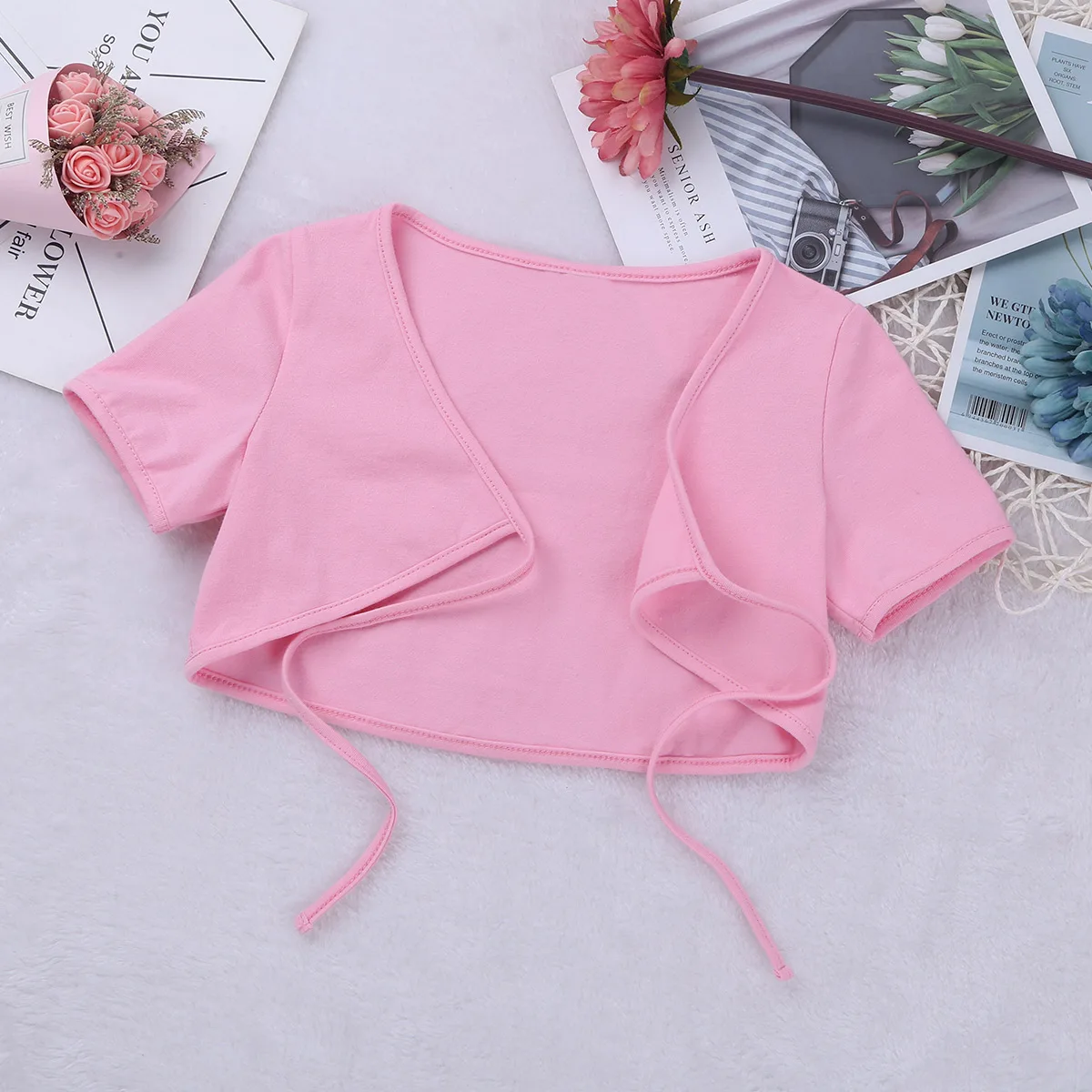 FEESHOW Kids Girls T Shirts Solid Cotton Self-tie Up Cropped Cardigan Top Shrug Cardigan Skater Ballet Leotard Shirt Tank Top
FEESHOW Kids Girls T Shirts Solid Cotton Self-tie Up Cropped Cardigan Top Shrug Cardigan Skater Ballet Leotard Shirt Tank Top