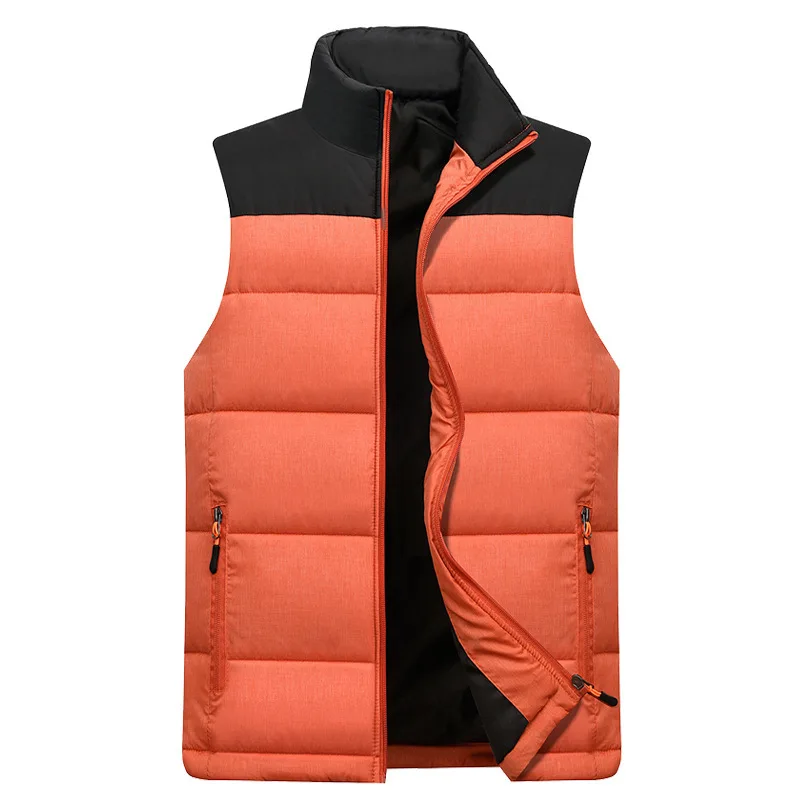 2019 New Thick Stand Collar Men Sleeveless Jacket Contrast Color Good Quality Sans Manche Homme
2019 New Thick Stand Collar Men Sleeveless Jacket Contrast Color Good Quality Sans Manche Homme
