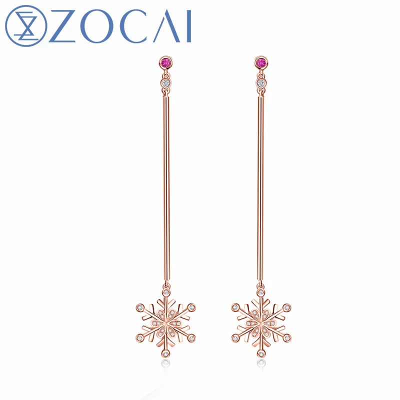 Серьги ZOCAI, дизайнерские серьги с красным Рубином 0,02 карата, с бриллиантами 0,06 карата, розовое золото 18 карат (Au750), tge80181t _ 1
Серьги ZOCAI, дизайнерские серьги с красным Рубином 0,02 карата, с бриллиантами 0,06 карата, розовое золото 18 карат (Au750), tge80181t _ 1