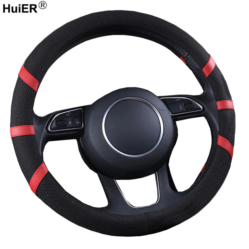 Fashion 8 Colors Flax Universal Car Steering Wheel Cover Breathable Car Accessories Braid on The Steering-wheel Car Styling
Fashion 8 Colors Flax Universal Car Steering Wheel Cover Breathable Car Accessories Braid on The Steering-wheel Car Styling