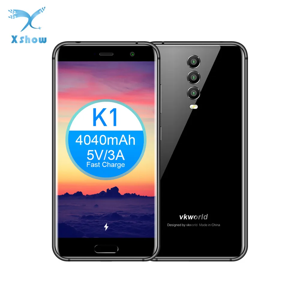 VKworld K1 телефон 5 2 &quotв ячейке MTK6750T Octa Core Android 8 1 4040 mAh сзади 3 Камера Быстрая зарядка