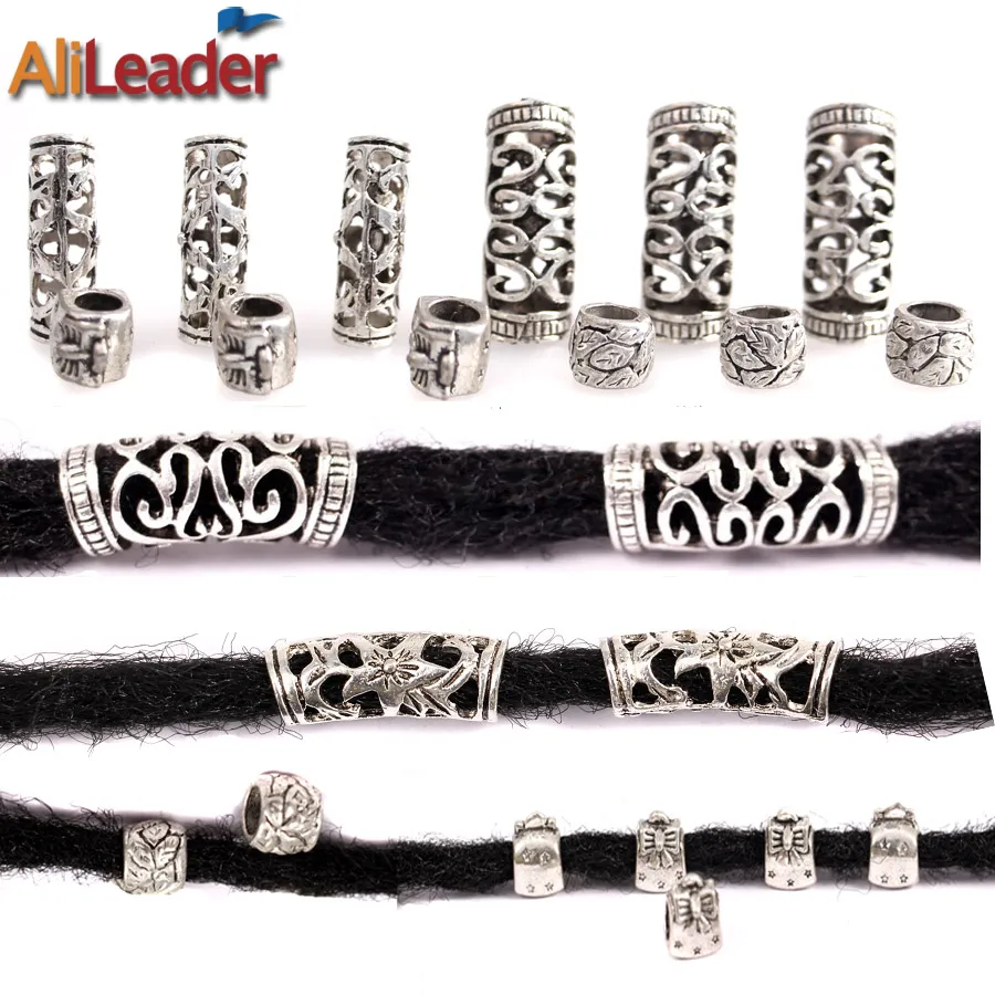Alileader 10Pcs/Lot Silvery Dreadlock Beads Different 4 Style 7Mm And 5Mm Hole Braid Cuffs Clip Beads Unadjustable Hair Rings
Alileader 10Pcs/Lot Silvery Dreadlock Beads Different 4 Style 7Mm And 5Mm Hole Braid Cuffs Clip Beads Unadjustable Hair Rings