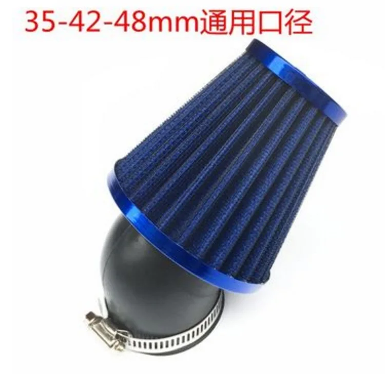 35/42/48MM Universal curved mouuth Air Filter Motorcycle ATV Scooter Pit Bike Air Cleaner Intake Filter For Honda Yamaha blue
35/42/48MM Universal curved mouuth Air Filter Motorcycle ATV Scooter Pit Bike Air Cleaner Intake Filter For Honda Yamaha blue