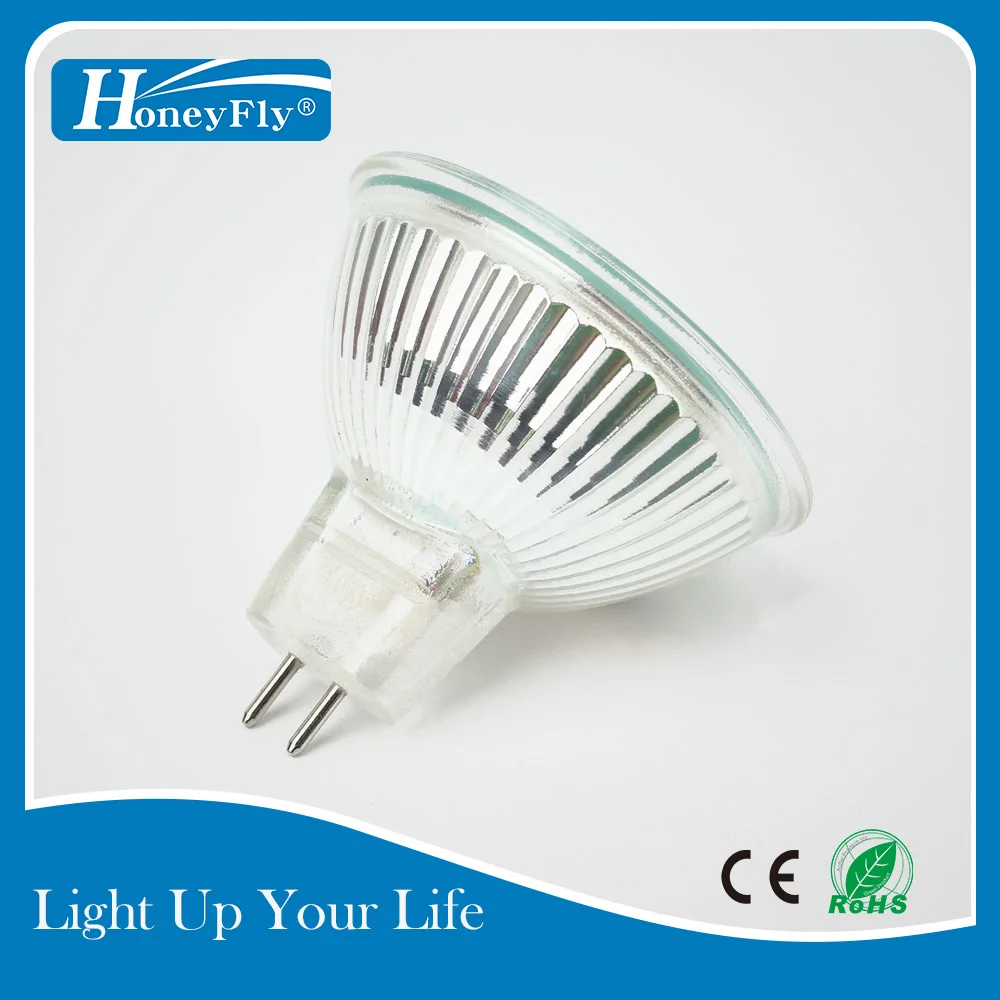 HoneyFly2pcs оранжевый пламенная лампа 35 Вт/50W 12V/220V GU5.3 JCDR затемнения галогенная