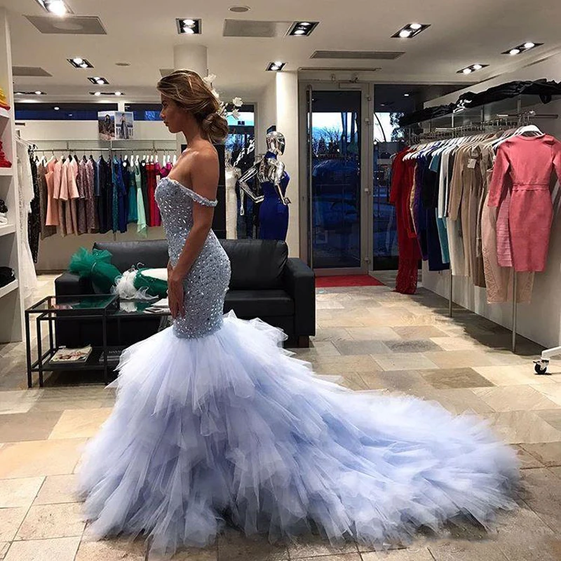 Haute Couture Long Formal Dress Crystal Vestido de festa Mermaid Wedding Gown With Train Sexy Party Gowns Backless Custom Made
Haute Couture Long Formal Dress Crystal Vestido de festa Mermaid Wedding Gown With Train Sexy Party Gowns Backless Custom Made