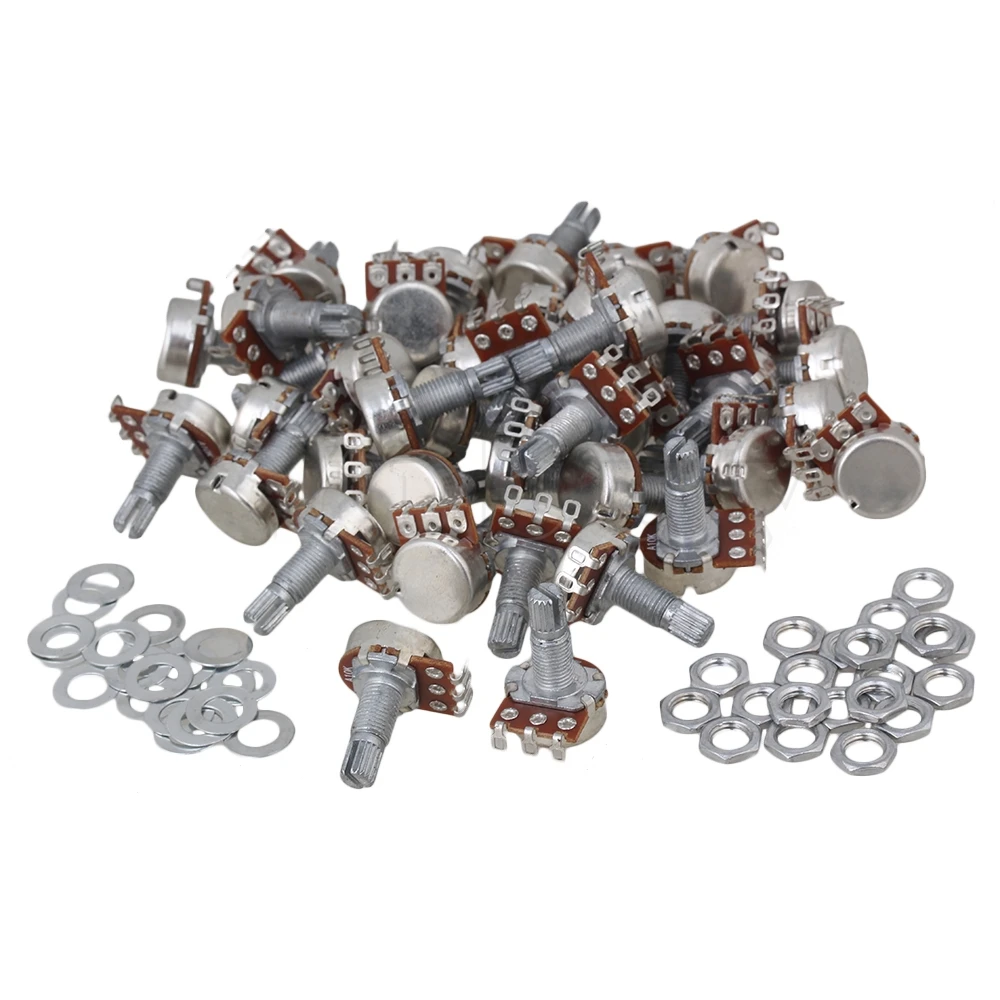 Yibuy 200 x Mini Control A Pot Potentiometer for Electric Guitar Volume Pot 10K Ohm
Yibuy 200 x Mini Control A Pot Potentiometer for Electric Guitar Volume Pot 10K Ohm