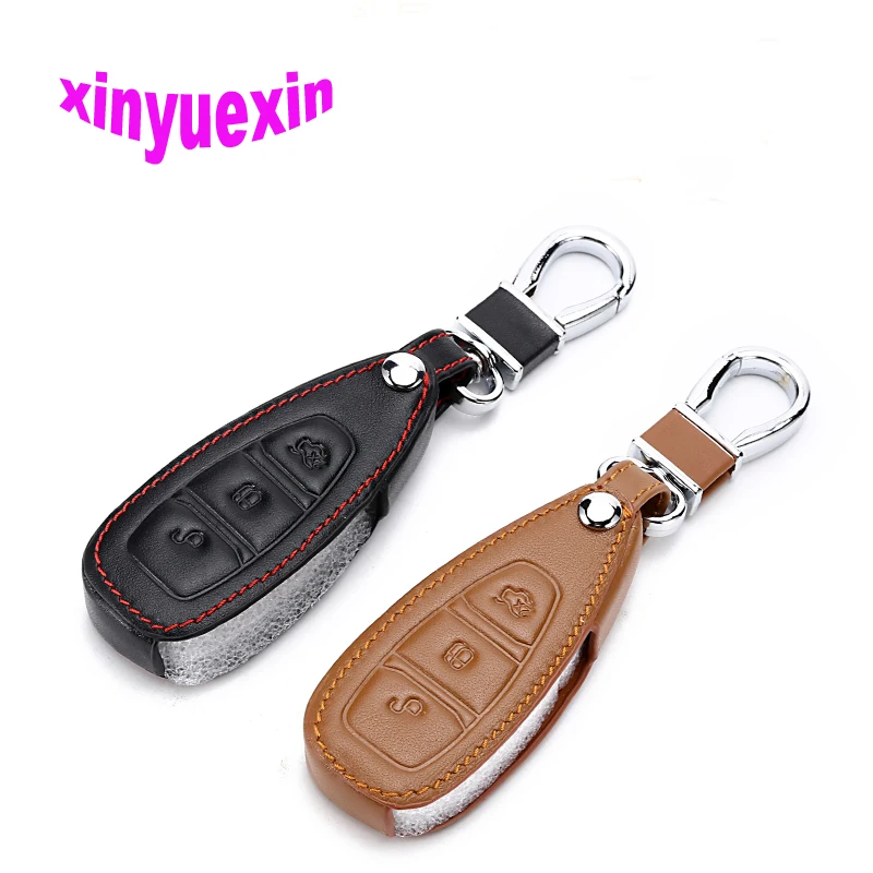 Xinyuexin Leather Car Key Cover Fob Case For Ford Fiesta Focus Mondeo Ecosport Kuga Remote Key Jacket Car-stying With Keychain
Xinyuexin Leather Car Key Cover Fob Case For Ford Fiesta Focus Mondeo Ecosport Kuga Remote Key Jacket Car-stying With Keychain