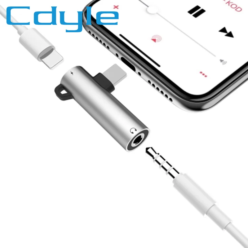 Otg для Lightning до 3 5 мм разъем наушников adaptador iphone 7 x адаптер аудио сплиттер Apple Plus 8 |