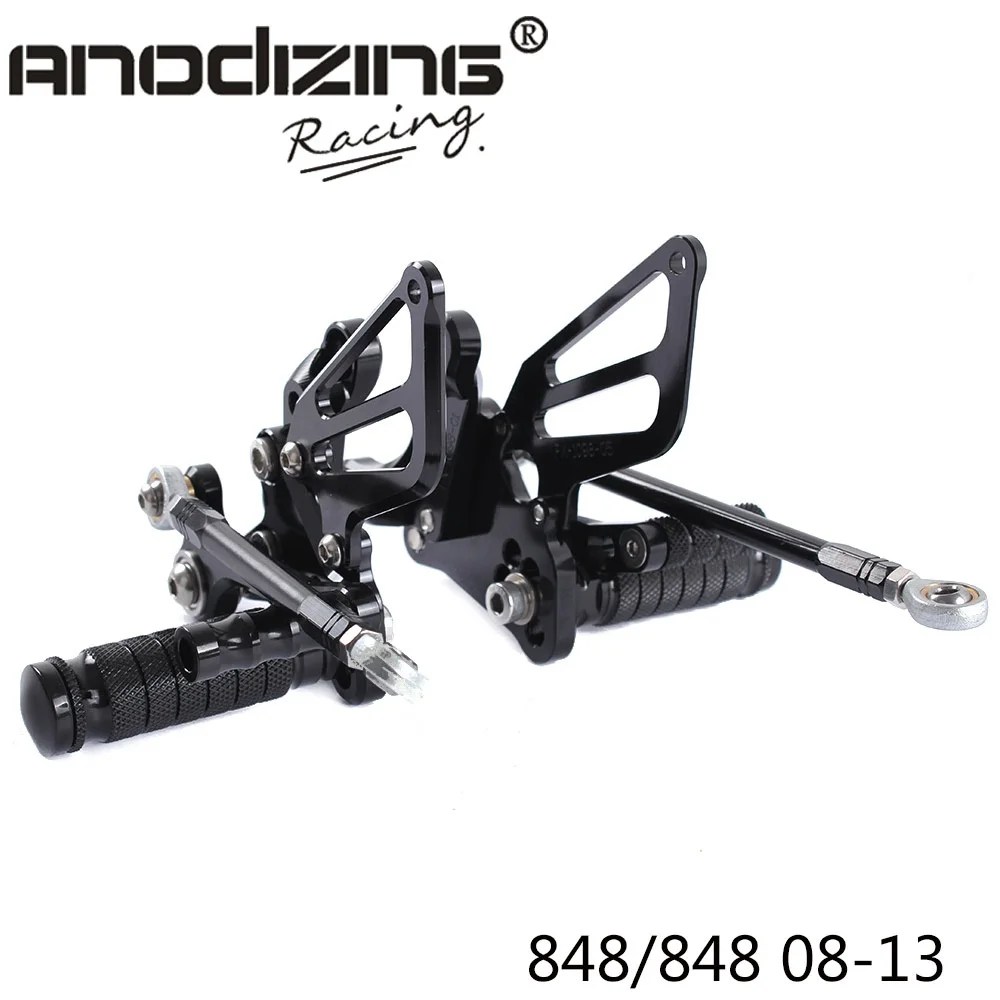 Full CNC Aluminum Motorcycle Adjustable Rearsets Rear Sets Foot Pegs For DUCATI 848 /848 EV0 2008 2009 2010 2011 2012 2013
Full CNC Aluminum Motorcycle Adjustable Rearsets Rear Sets Foot Pegs For DUCATI 848 /848 EV0 2008 2009 2010 2011 2012 2013