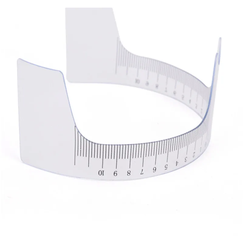 1PCS Makeup Reusable Eyebrow Grooming Stencil Shaper Ruler Measure Tool Measures | Красота и здоровье