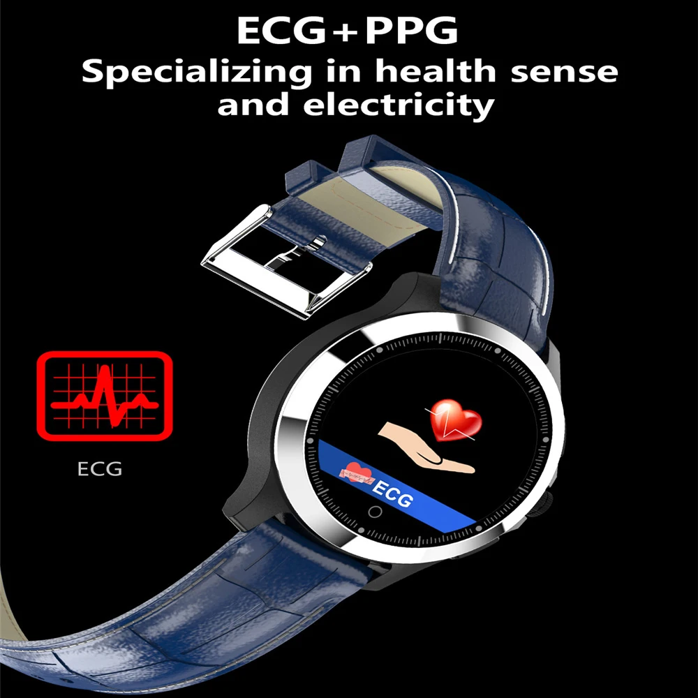 Смарт-часы Slimy W8 с ЭКГ пульсометром и фитнес-трекером | Электроника