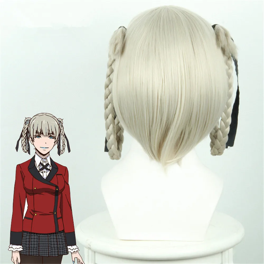 Новый кирари Momobami косплей парик Kakegurui компульсивный игровой костюм женщина