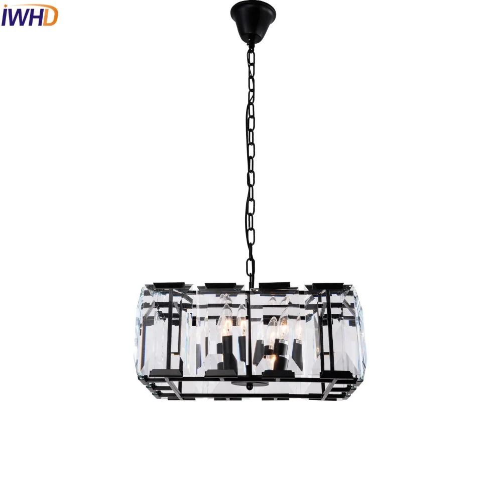 IWHD American Square Crystal LED Pendant Light Fixtures Dinning Room Vintage Lamp Industrial Lighting Lustre De Cristal
IWHD American Square Crystal LED Pendant Light Fixtures Dinning Room Vintage Lamp Industrial Lighting Lustre De Cristal