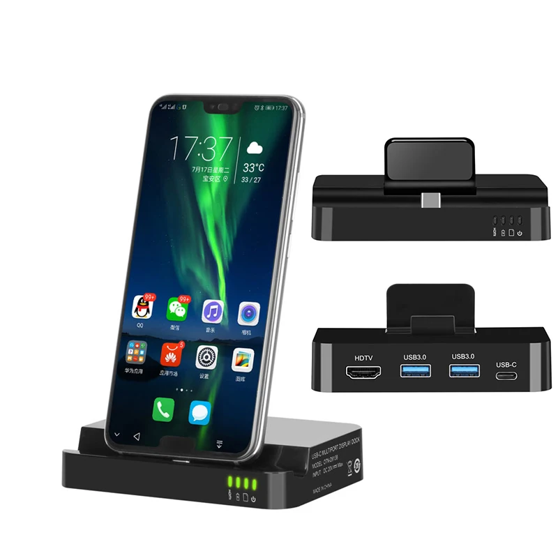 Концентратор USB Type C док станция для Samsung S10 S9 Dex Pad к HDMI адаптер питания телефона Huawei