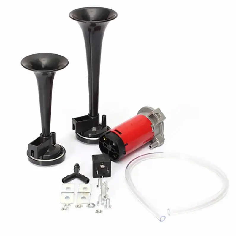 1 Pc DC 12V ABS Durable Air Horns 117db Air Horn Compressor Dual Tone Trumpet Ultra Loud Kit Suitable for Car Boat Truck
1 Pc DC 12V ABS Durable Air Horns 117db Air Horn Compressor Dual Tone Trumpet Ultra Loud Kit Suitable for Car Boat Truck