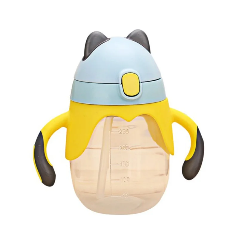 250ml Cute Baby Cup Kids Children Learn Feeding Drinking Water Straw Handle Bottle Training Cup Baby Feeding Cup
250ml Cute Baby Cup Kids Children Learn Feeding Drinking Water Straw Handle Bottle Training Cup Baby Feeding Cup