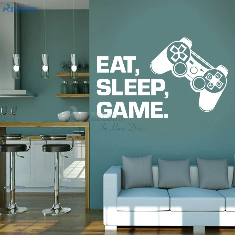 ROWNOCEAN EAT SLEEP GAME Modern Room Decoration Vinyl Home Decor Removable Art Wall Stickers Room Mulit Color Children's D578
ROWNOCEAN EAT SLEEP GAME Modern Room Decoration Vinyl Home Decor Removable Art Wall Stickers Room Mulit Color Children's D578