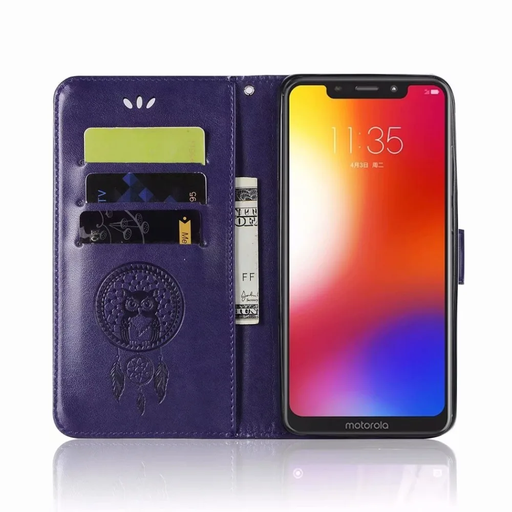 Coque FOR Motorola One MOTO P30 PLAY Phone Case PU Leather Cover Fundas Wallet Flip Owl wind chimes Relief Shell
Coque FOR Motorola One MOTO P30 PLAY Phone Case PU Leather Cover Fundas Wallet Flip Owl wind chimes Relief Shell