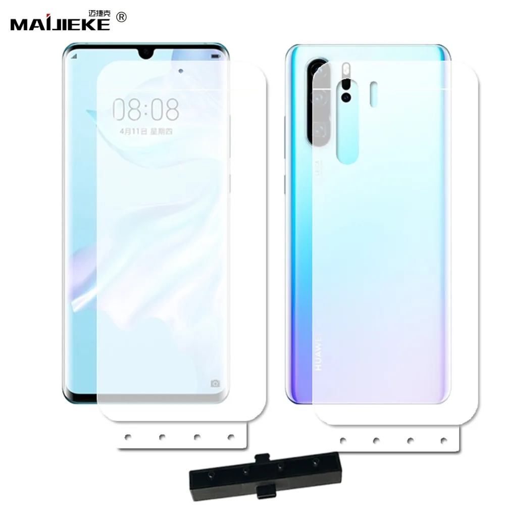Front+Back Soft Hydrogel Film For Huawei mate 30 pro 20 pro 20X P30 pro P20 pro Screen protector for Honor 20 pro V30 Nano Film
Front+Back Soft Hydrogel Film For Huawei mate 30 pro 20 pro 20X P30 pro P20 pro Screen protector for Honor 20 pro V30 Nano Film