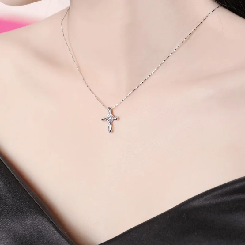 OMHXZJ Wholesale European Fashion Woman Girl Party Wedding Gift Cross AAA Zircon 18KT White Gold Pendant Necklace NA158
OMHXZJ Wholesale European Fashion Woman Girl Party Wedding Gift Cross AAA Zircon 18KT White Gold Pendant Necklace NA158
