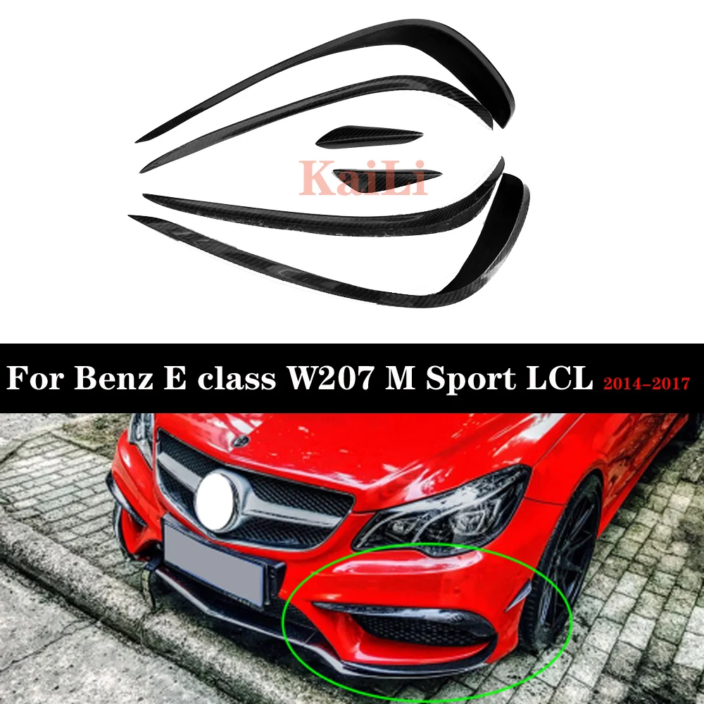 W207 Carbon Fiber Canards Front Bumper Splitter Lip Spoiler For Benz E Class W207 Sport Edition 2014-2017
W207 Carbon Fiber Canards Front Bumper Splitter Lip Spoiler For Benz E Class W207 Sport Edition 2014-2017