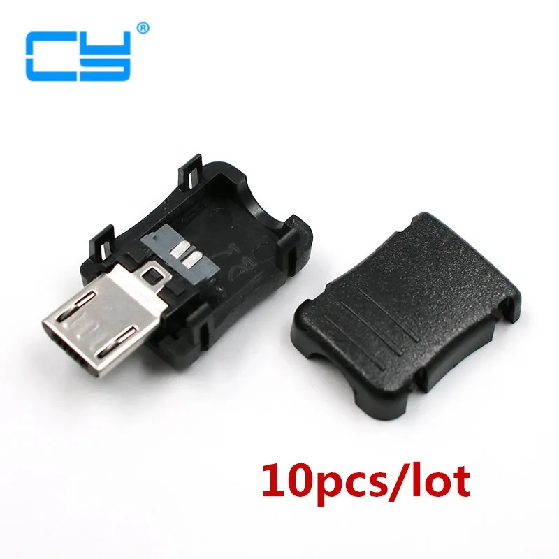 10pcs Micro USB 5 Pin T Port Male Plug Socket Connector with Plastic Cover for DIY Dropshipping Adapter PCB SDA Data Cable Line
10pcs Micro USB 5 Pin T Port Male Plug Socket Connector with Plastic Cover for DIY Dropshipping Adapter PCB SDA Data Cable Line