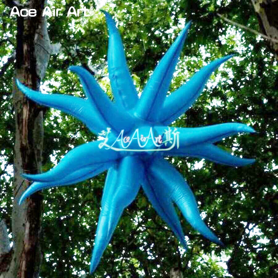 Nice hanging inflatables blue stars,octopus tentacles led lights decoration for stage and night club theme
Nice hanging inflatables blue stars,octopus tentacles led lights decoration for stage and night club theme