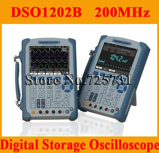 Hantek DSO1202B / мультиметр 200 мГц 1Gsa с 2 канала|oscilloscope fluke|oscilloscope multimetermultimeter temperature |
