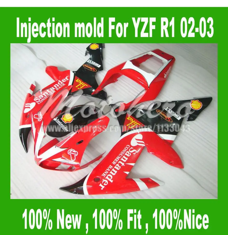 100%Fit Injection fairing for Yamaha YZF R1 2002 2003 YZF R1 02 03 YZF1000 R1 YZF-R1 02-03 ABS fairing kits Red black #5522KK
100%Fit Injection fairing for Yamaha YZF R1 2002 2003 YZF R1 02 03 YZF1000 R1 YZF-R1 02-03 ABS fairing kits Red black #5522KK