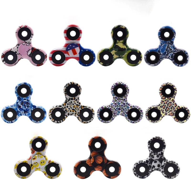 

Multi Colors Fidget Spinner Hand Spinner Toys Plastic EDC Tri-Spinner For Autism ADHD Anxiety Stress Relief Focus Spinner Toys