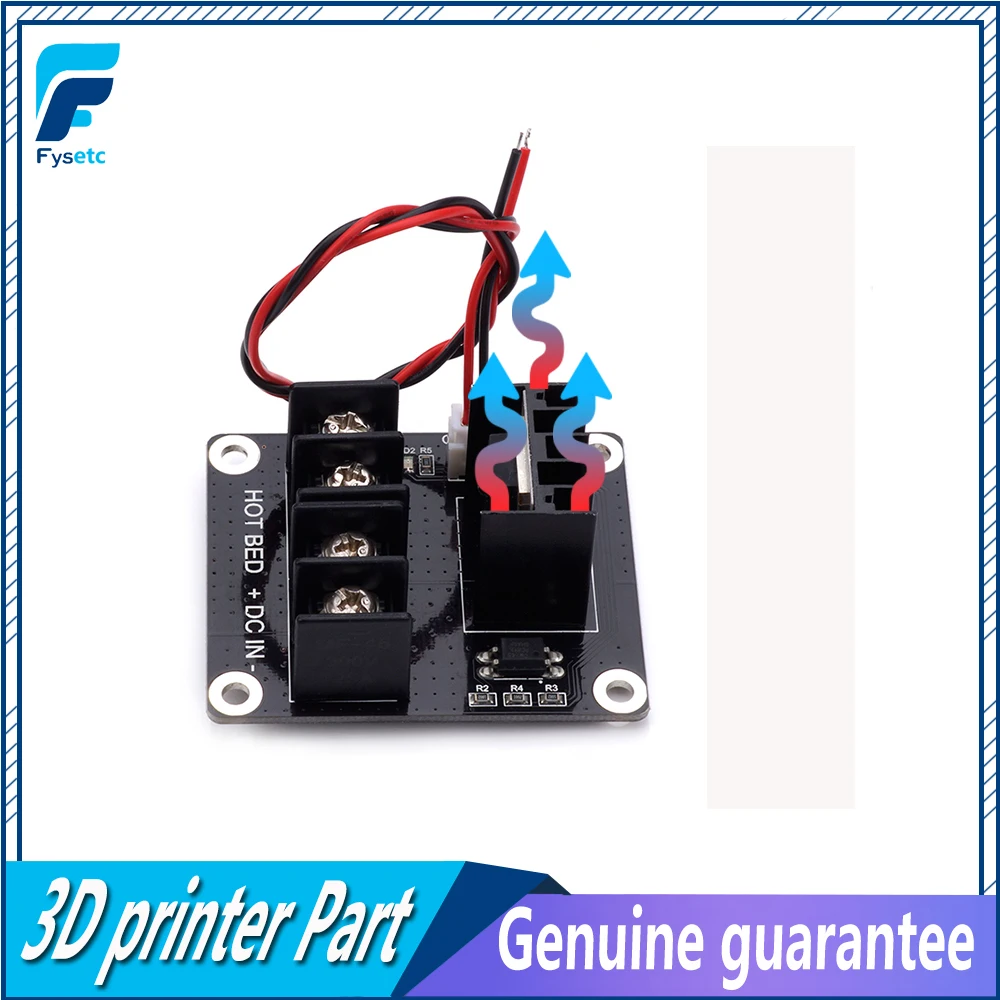 2pcs New 3D Printer Heated Module/MOS Module Hotbed MOSFET Expansion Module inc 2pin Lead Anet A8 A6 A2 Ramps 1.4
2pcs New 3D Printer Heated Module/MOS Module Hotbed MOSFET Expansion Module inc 2pin Lead Anet A8 A6 A2 Ramps 1.4