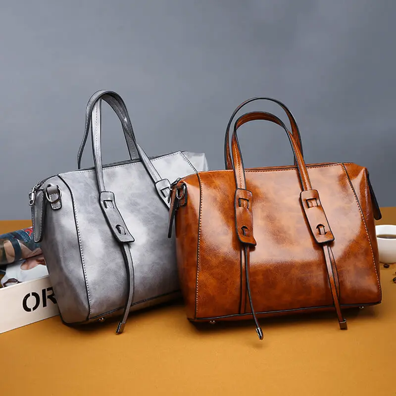 KULUOSIDI Vintage Women Leather Handbags Big Capacity Boston Top-handle Bag For Ladies Messenger Bags Solid Female Shoulder Bags
KULUOSIDI Vintage Women Leather Handbags Big Capacity Boston Top-handle Bag For Ladies Messenger Bags Solid Female Shoulder Bags